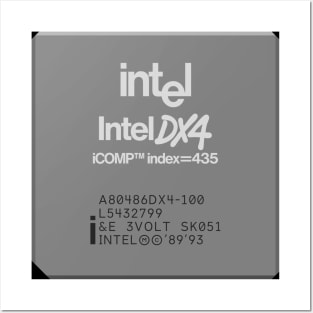 Intel 486 Processor Posters and Art